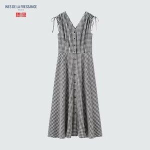 Uniqlo Gingham Sleeveless Dress